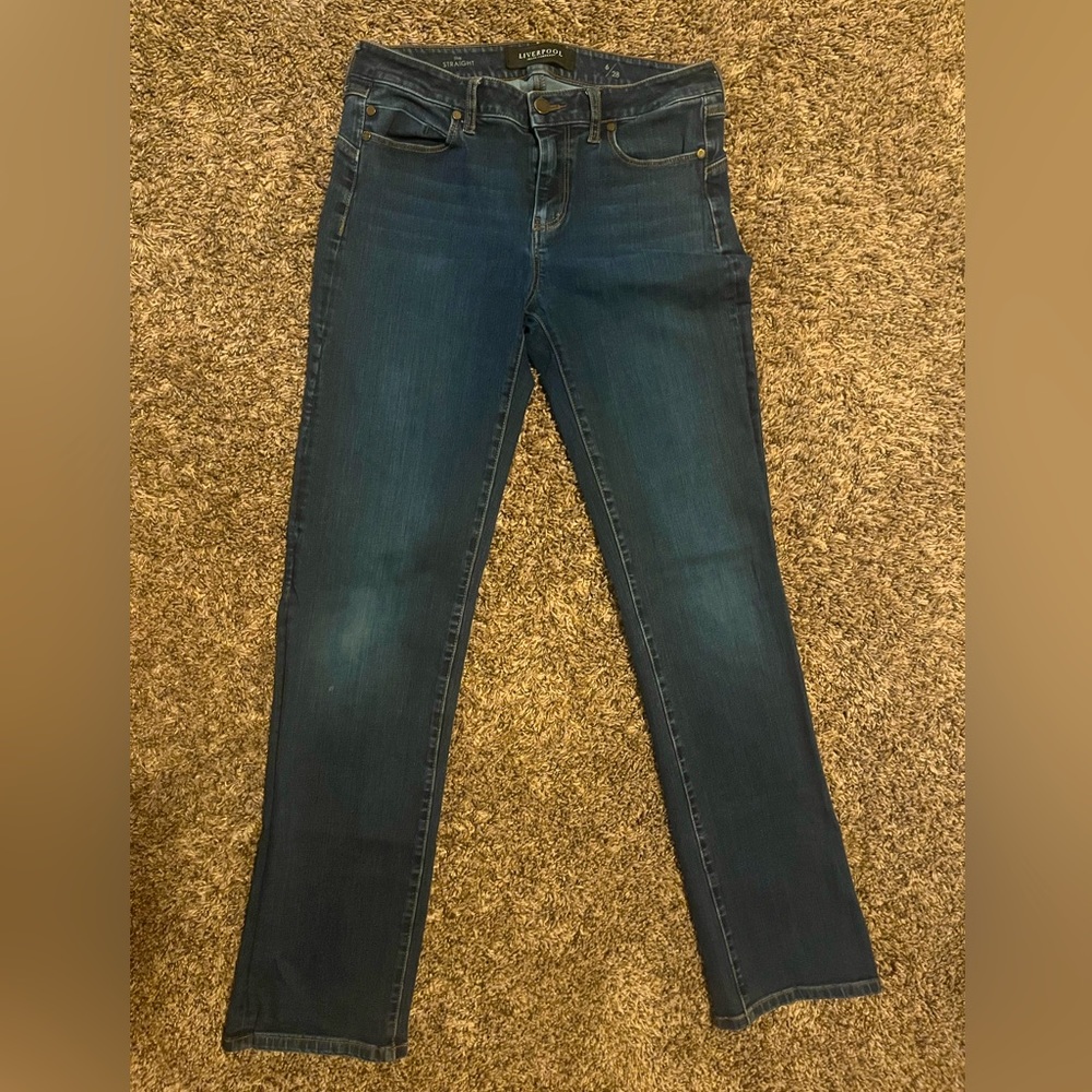 Liverpool "The Straight" Blue Jeans size 6